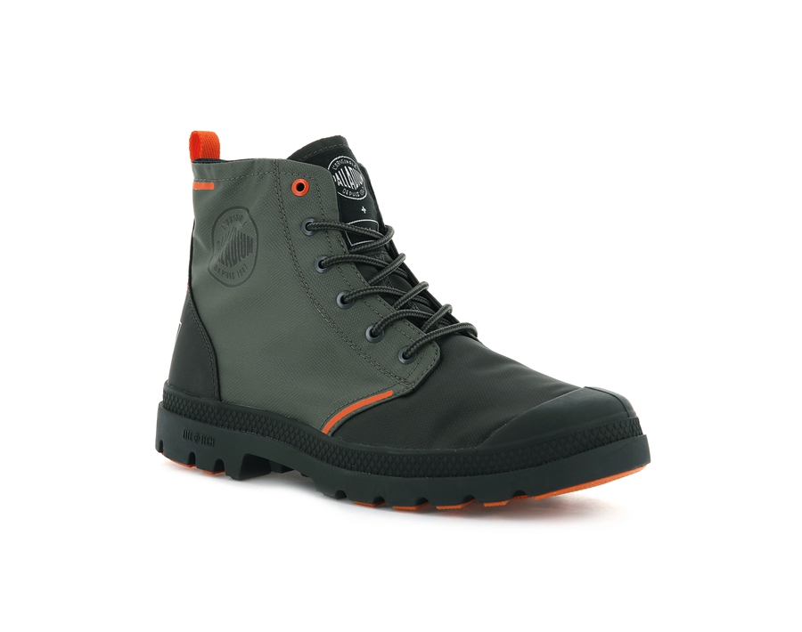 Palladium Pallafin Dark Olive | FIE954KR