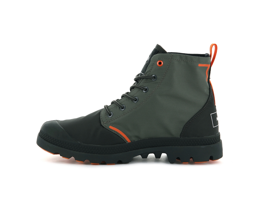 Palladium Pallafin Dark Olive | FIE954KR