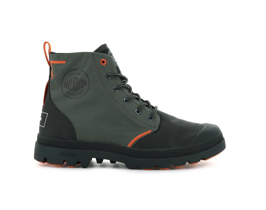 Palladium Pallafin Dark Olive | FIE954KR