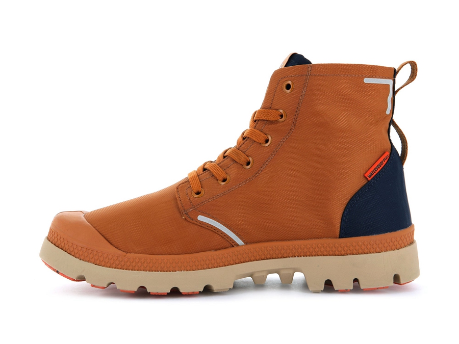 Palladium Pampa Brown Indigo | YVW8634YQ