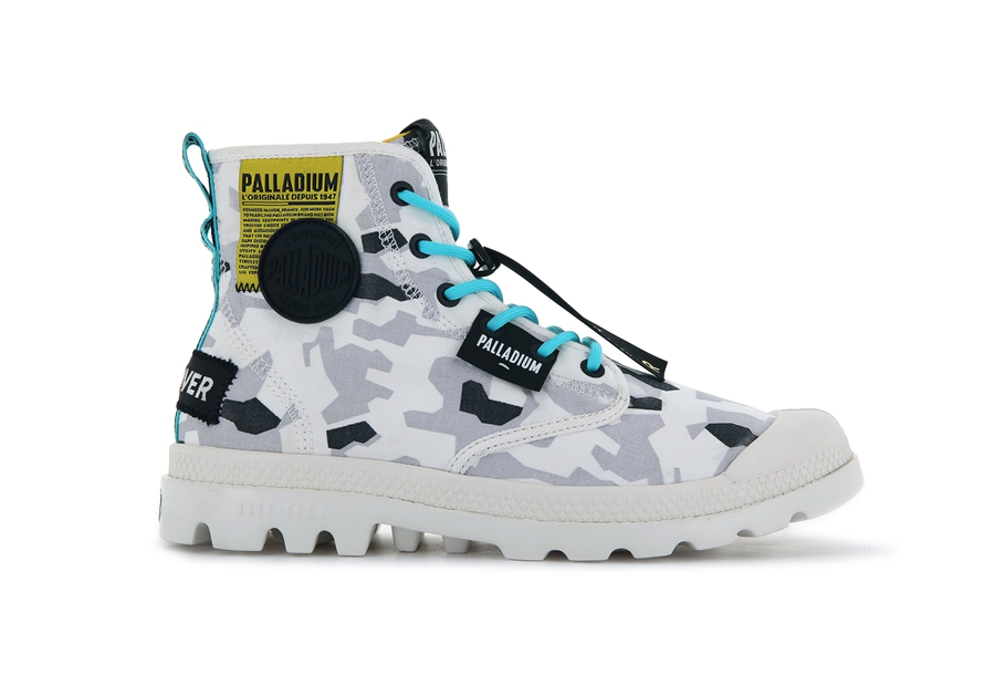 Palladium Pampa Grey Camo | IIA5753EG