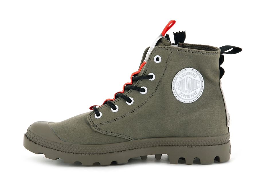 Palladium Pampa Hi Green | MFS499RJ