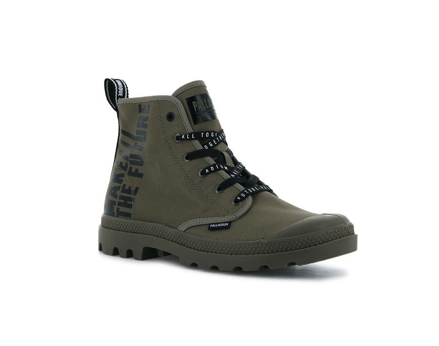 Palladium Pampa Hi Green | RLQ9730BA