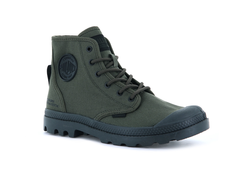 Palladium Pampa Hi Olive | FOR843VB