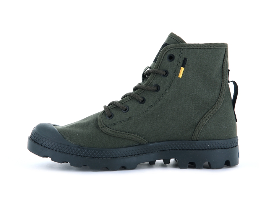 Palladium Pampa Hi Olive | FOR843VB