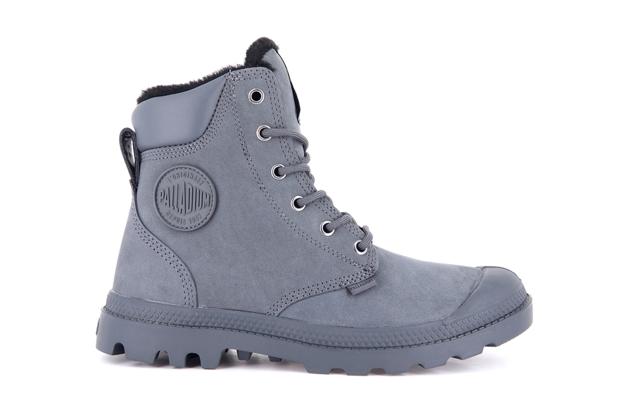 Palladium Pampa Dark Grey | DZA8031CK