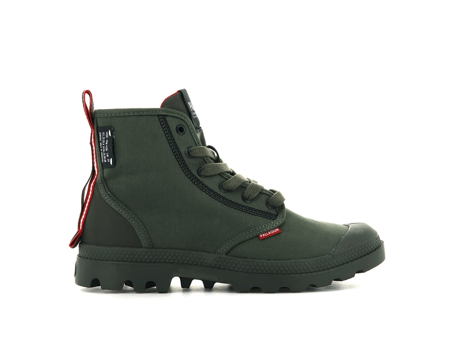 Palladium Pampa Olive | AIX456NS